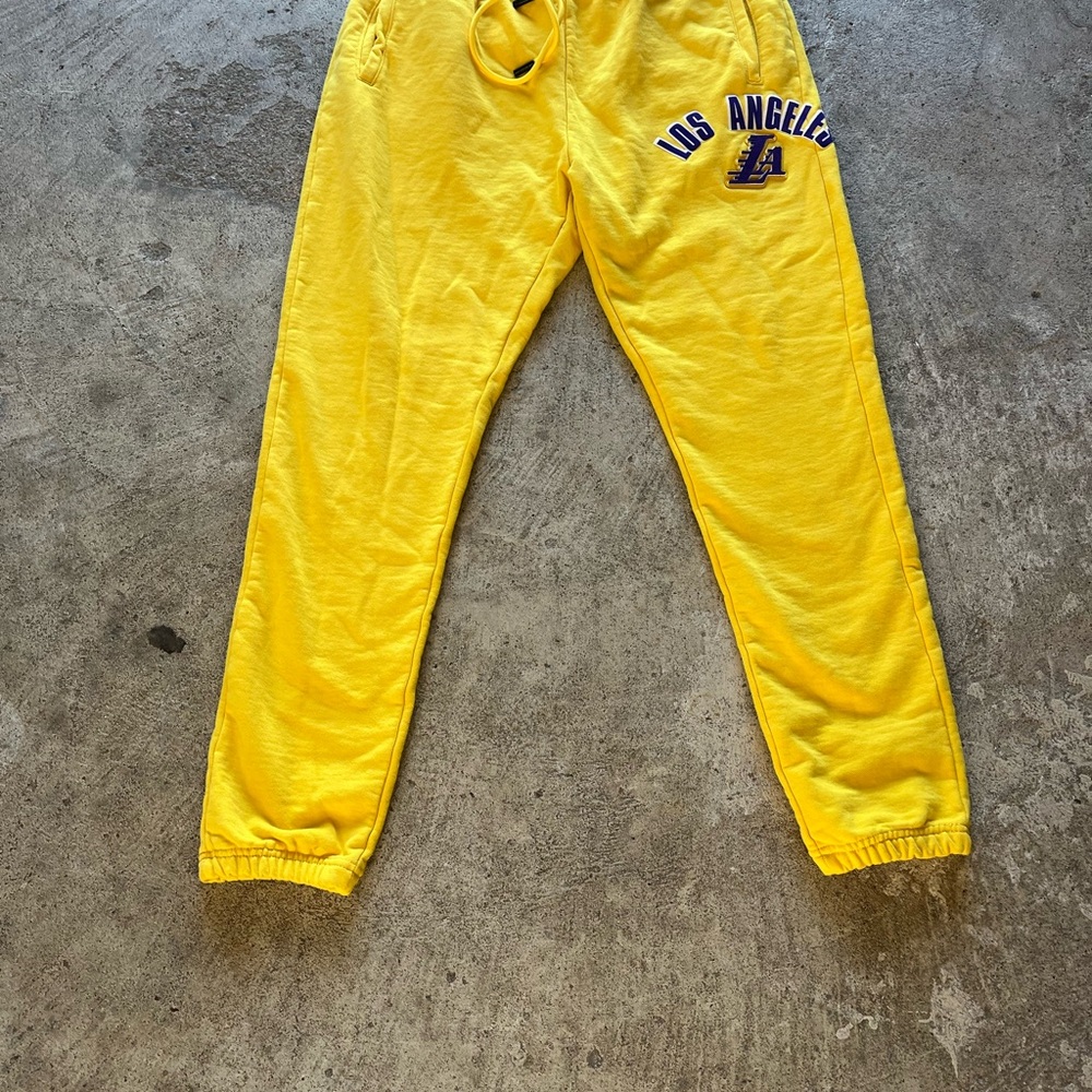 Pro Yellow Los Angeles Sweatpants for mens size XL